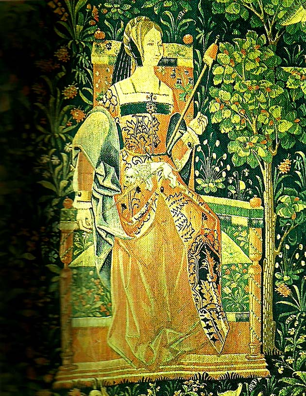 tapestry of courtly life